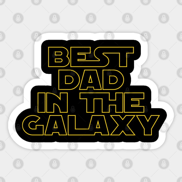 Best Dad in the Galaxy Sticker by MBK